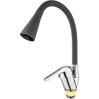 Смеситель для кухни Viko V-3564 Хром Серый