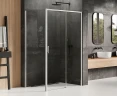 Душевой уголок New Trendy Prime Chrome 150х90 R D-0309A/D-0124B профиль Хром стекло прозрачное