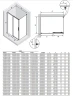 Душевой уголок New Trendy Prime Chrome 150х90 R D-0309A/D-0124B профиль Хром стекло прозрачное