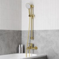 Смеситель для ванны Iddis Aiger AIGMG00i02WA Золото матовое латунь на стену