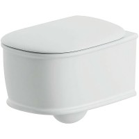 Унитаз Artceram Atelier ATV001 05 00 подвесной Белый матовый без сиденья фарфор подвесной