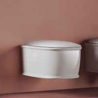 Унитаз Artceram Atelier ATV001 05 00 подвесной Белый матовый без сиденья фарфор подвесной