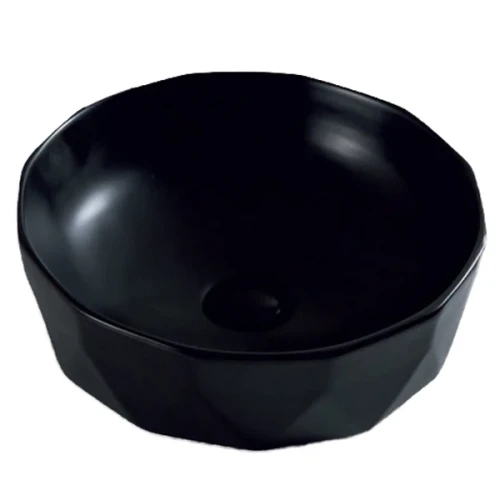 Раковина-чаша BelBagno 41 BB1409H301 Черная фаянс накладная