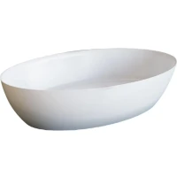 Раковина-чаша Salini Alda 58 110611G Белая глянцевая искусственный камень (литьевой мрамор) накладная