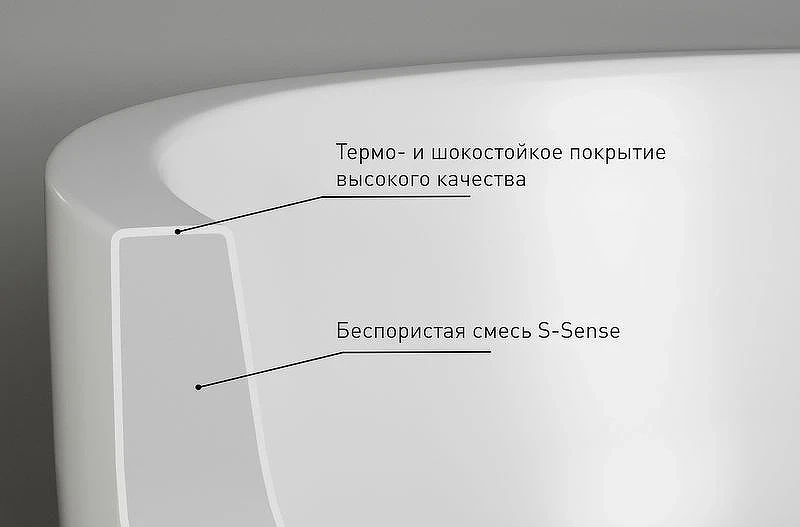 Раковина-чаша Salini Alda 58 110611G Белая глянцевая искусственный камень (литьевой мрамор) накладная