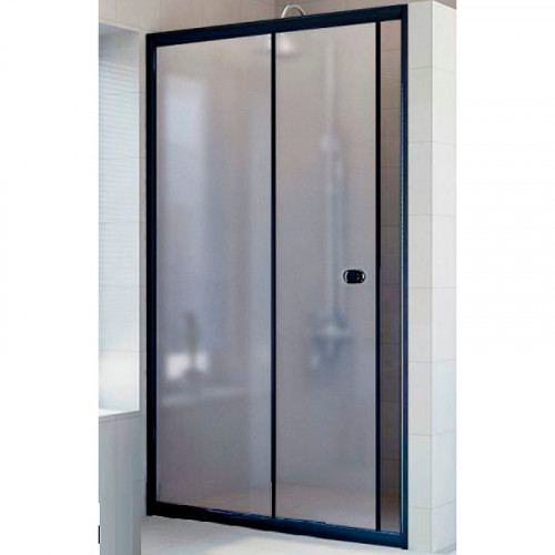 Душевая дверь Radomir Вита 150 1-63-6-0-0-1111 профиль Черный стекло матовое