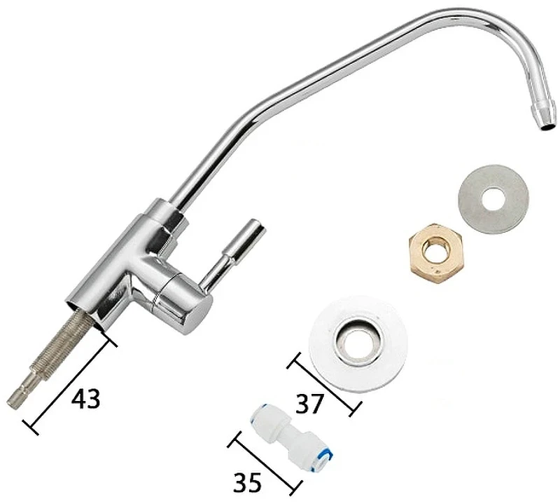 Кран для одного типа воды Frap H52 F1052-10 Хром
