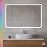 Зеркало Cezares Multicolore 120 CZR-SPC-MC-1200-800-RGB-TCH с подсветкой с сенсорным выключателем и функцией памяти стекло