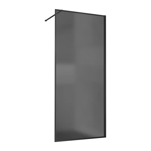 Душевая перегородка Vincea Walk-In 90 VSW-1HP900GFB профиль Черный матовый стекло тонированное