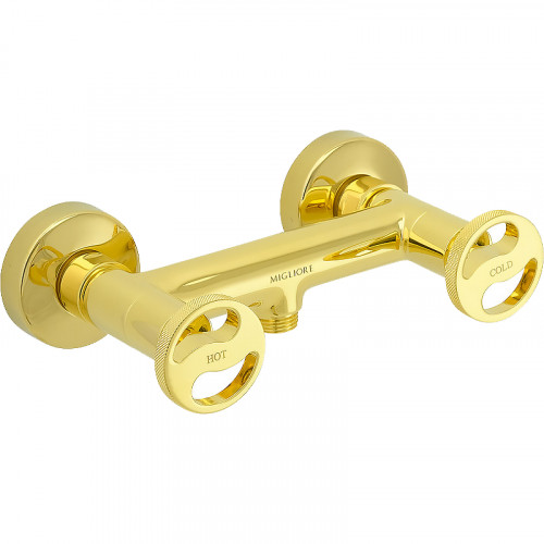 Смеситель для душа Migliore Reversa 28200 Золото латунь на стену