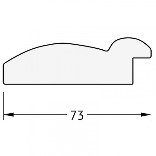 Зеркало Evoform Exclusive 93х63 BY 1176 с фацетом в багетной раме - Серебряный бамбук 73 мм стекло