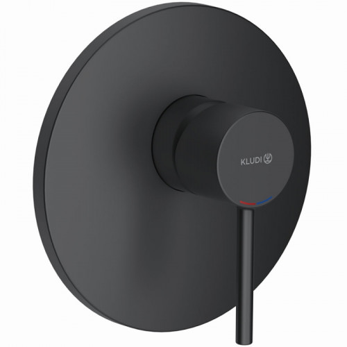 Смеситель для душа Kludi Bozz 386553976 Черный латунь встраиваемый