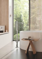 Смеситель для ванны Kludi Bozz 385900576 Хром латунь на пол