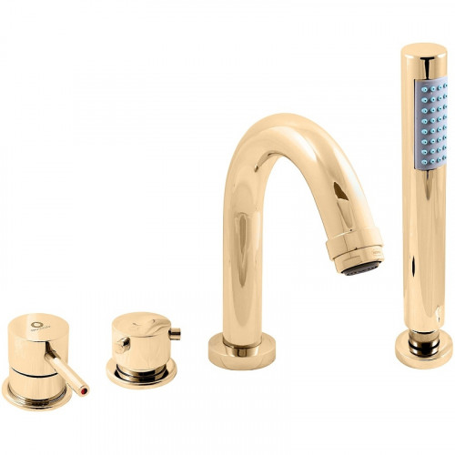 Смеситель на борт ванны Rav Slezak Seina SE962.5PZ Золото латунь