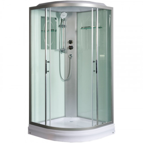 Душевая кабина WeltWasser WW500 Werra 802 80x80 10000003225 профиль Хром стекло прозрачное