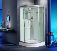 Душевая кабина WeltWasser WW500 Werra 802 80x80 10000003225 профиль Хром стекло прозрачное