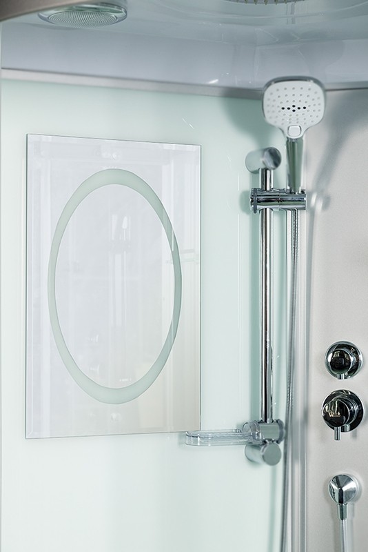 Душевая кабина WeltWasser WW500 Werra 802 80x80 10000003225 профиль Хром стекло прозрачное