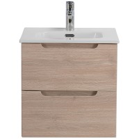 Тумба под раковину BelBagno Etna 50 ETNA-500-2C-SO-RG подвесная Rovere Grigio МДФ / ЛДСП