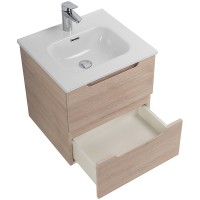 Тумба под раковину BelBagno Etna 50 ETNA-500-2C-SO-RG подвесная Rovere Grigio МДФ / ЛДСП