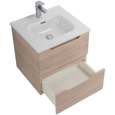 Тумба под раковину BelBagno Etna 50 ETNA-500-2C-SO-RG подвесная Rovere Grigio МДФ / ЛДСП