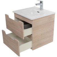 Тумба под раковину BelBagno Etna 50 ETNA-500-2C-SO-RG подвесная Rovere Grigio МДФ / ЛДСП