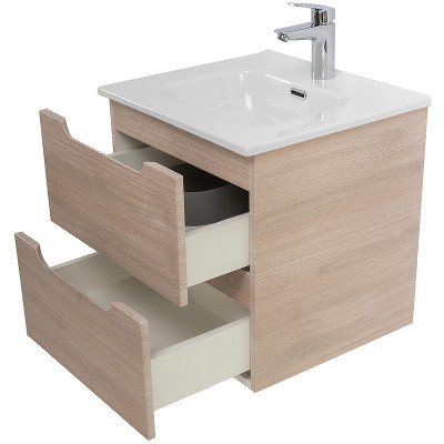 Тумба под раковину BelBagno Etna 50 ETNA-500-2C-SO-RG подвесная Rovere Grigio МДФ / ЛДСП
