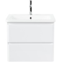 Тумба под раковину BelBagno 60 ALBANO-CER-600-2C-SO-BL подвесная Bianco Lucido МДФ / ЛДСП