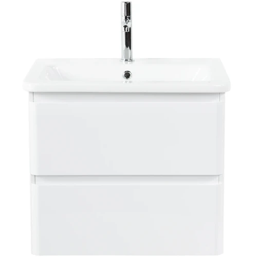 Тумба под раковину BelBagno 60 ALBANO-CER-600-2C-SO-BL подвесная Bianco Lucido МДФ / ЛДСП