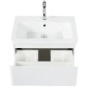 Тумба под раковину BelBagno 60 ALBANO-CER-600-2C-SO-BL подвесная Bianco Lucido МДФ / ЛДСП
