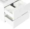 Тумба под раковину BelBagno 60 ALBANO-CER-600-2C-SO-BL подвесная Bianco Lucido МДФ / ЛДСП