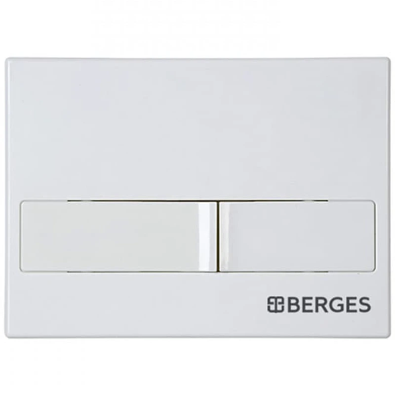 Комплект унитаза с инсталляцией Berges Novum 042455 с сиденьем Микролифт и Белой клавишей смыва фарфор подвесной