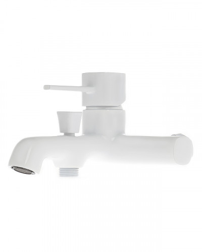 Смеситель для ванны Orange Karl M05-100w Белый на стену