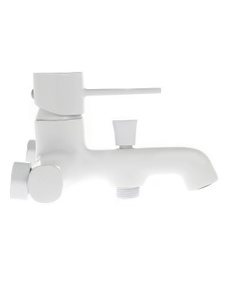 Смеситель для ванны Orange Karl M05-100w Белый на стену