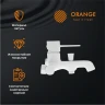 Смеситель для ванны Orange Karl M05-100w Белый на стену