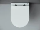 Комплект унитаза DIWO Ceramicanova Metropol CN4002 с сиденьем с инсталляцией DIWO 4501 с клавишей смыва цвет Глянцевый белый