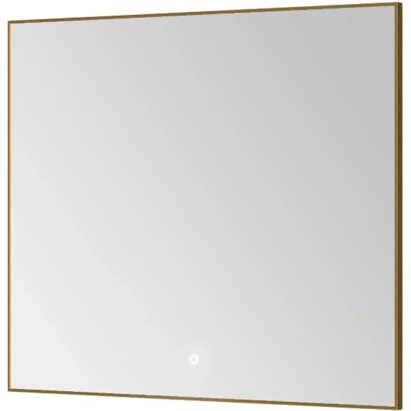 Зеркало Boheme Modern 80x70 543-080-MG с подсветкой Золото матовое с сенсорным выключателем стекло