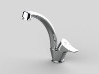 Смеситель для раковины GPD Florus MTL170 Хром