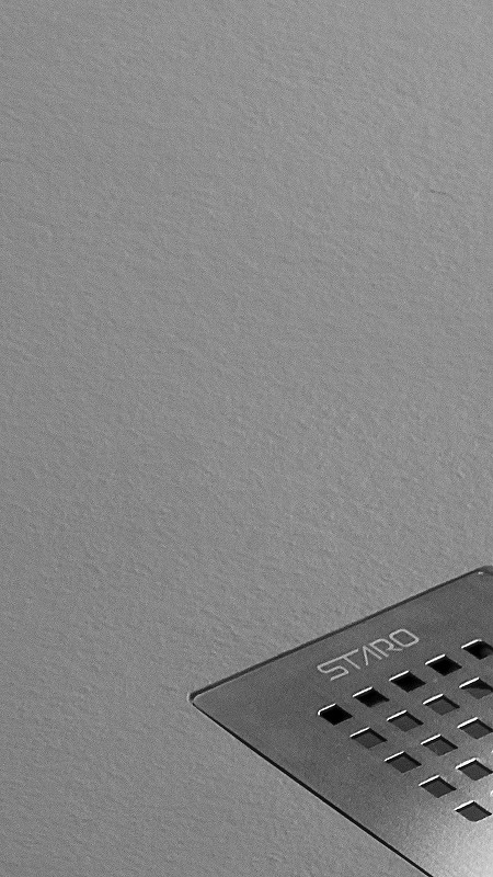 Душевой поддон из искусственного камня Starohome Solid 90х80 1237830 Grey Matt