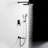 Душевая система Frap F7191-6 цвет Черный матовый