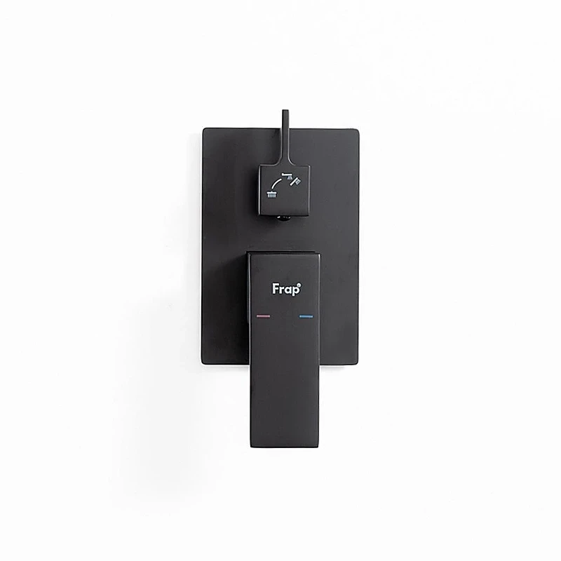 Душевая система Frap F7191-6 цвет Черный матовый
