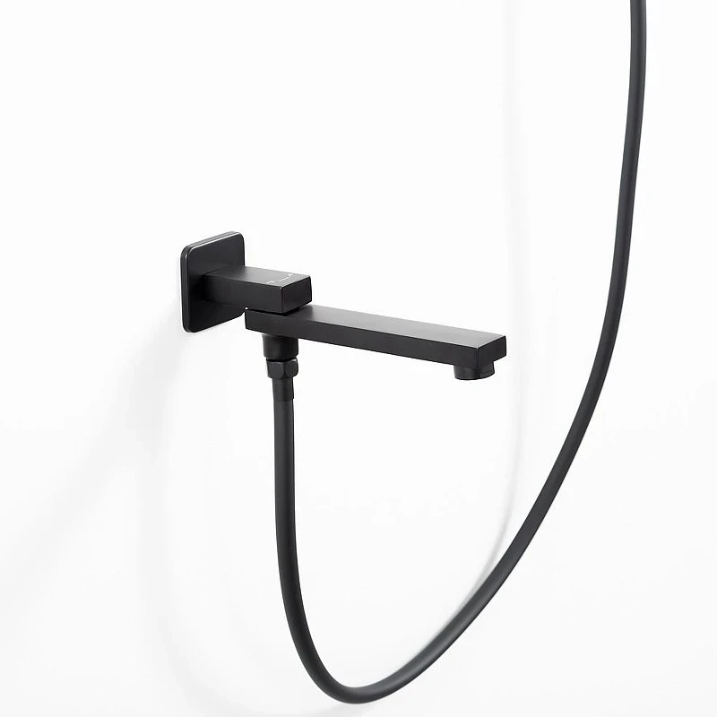Душевая система Frap F7191-6 цвет Черный матовый