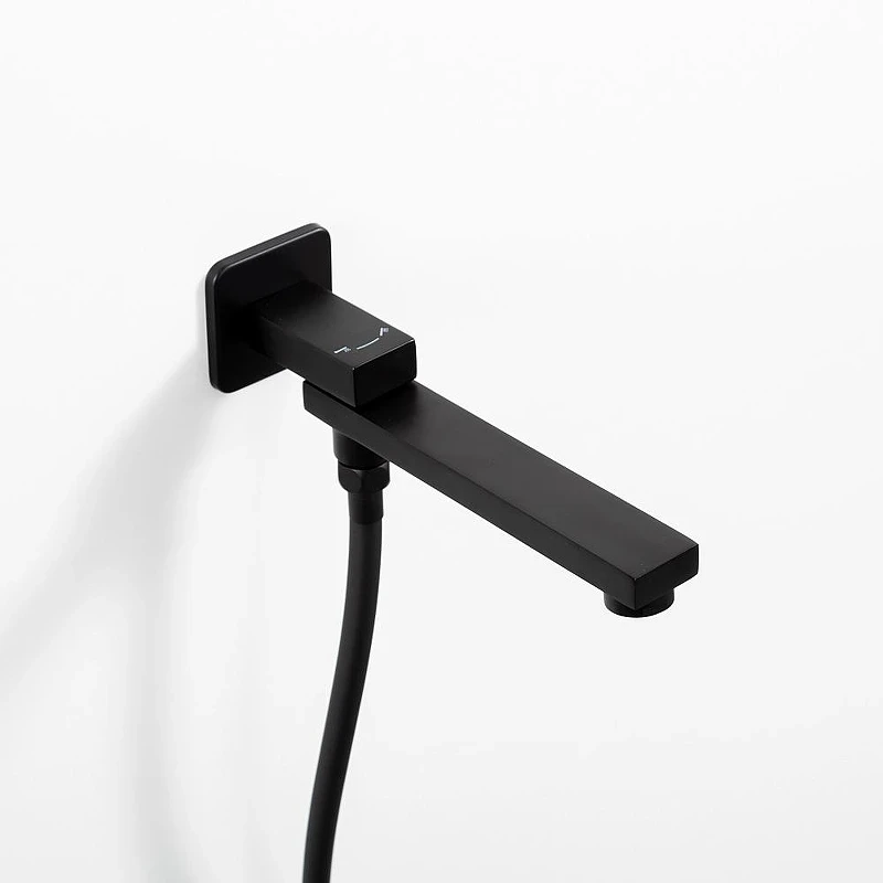 Душевая система Frap F7191-6 цвет Черный матовый
