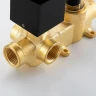 Душевая система Frap F7191-6 цвет Черный матовый