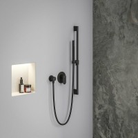 Смеситель для душа Ravak Eleganta EL 062.20BLM.O1 X070299 Черный матовый