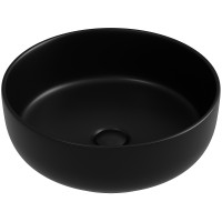 Раковина-чаша Ceramicanova Taycan 38 CN12003MB Черная матовая фарфор накладная