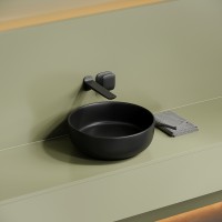 Раковина-чаша Ceramicanova Taycan 38 CN12003MB Черная матовая фарфор накладная