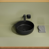Раковина-чаша Ceramicanova Taycan 38 CN12003MB Черная матовая фарфор накладная