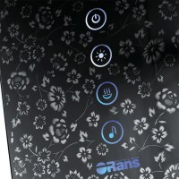 Душевая кабина Orans 150x100 L 89102lb с баней профиль Черный задние стенки Черные
