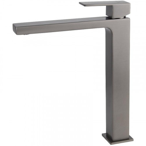 Смеситель для раковины Kaiser Cube 01311-15 Вороненая сталь