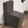 Унитаз компакт CeramaLux 2170AXMDH Серый матовый с бачком и сиденьем Микролифт фаянс напольный